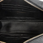 Shoulder Bag Mini Lou Camera Bag Black Quilted Grain de Poudre Leather