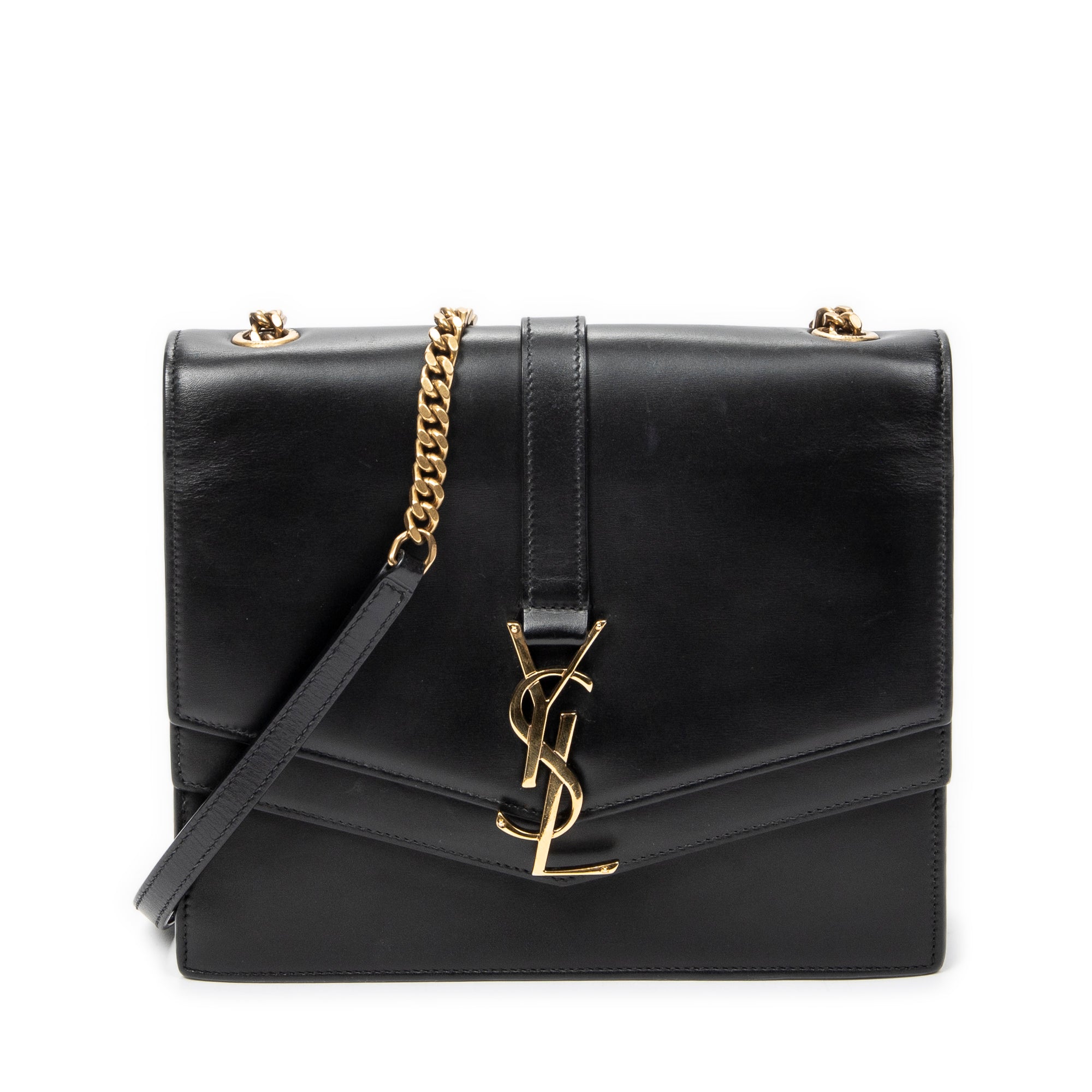 Shoulder Bag Sulpice Crossbody Black Smooth Calfskin Leather