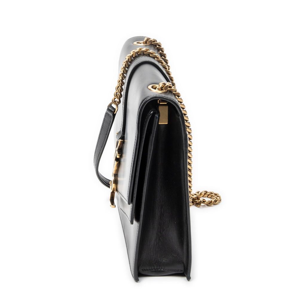 Shoulder Bag Sulpice Crossbody Black Smooth Calfskin Leather