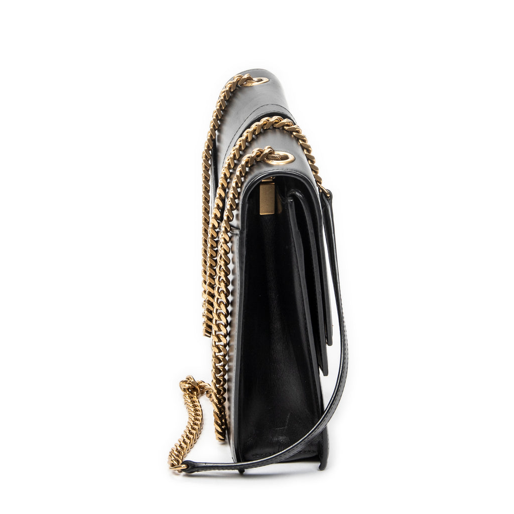 Shoulder Bag Sulpice Crossbody Black Smooth Calfskin Leather