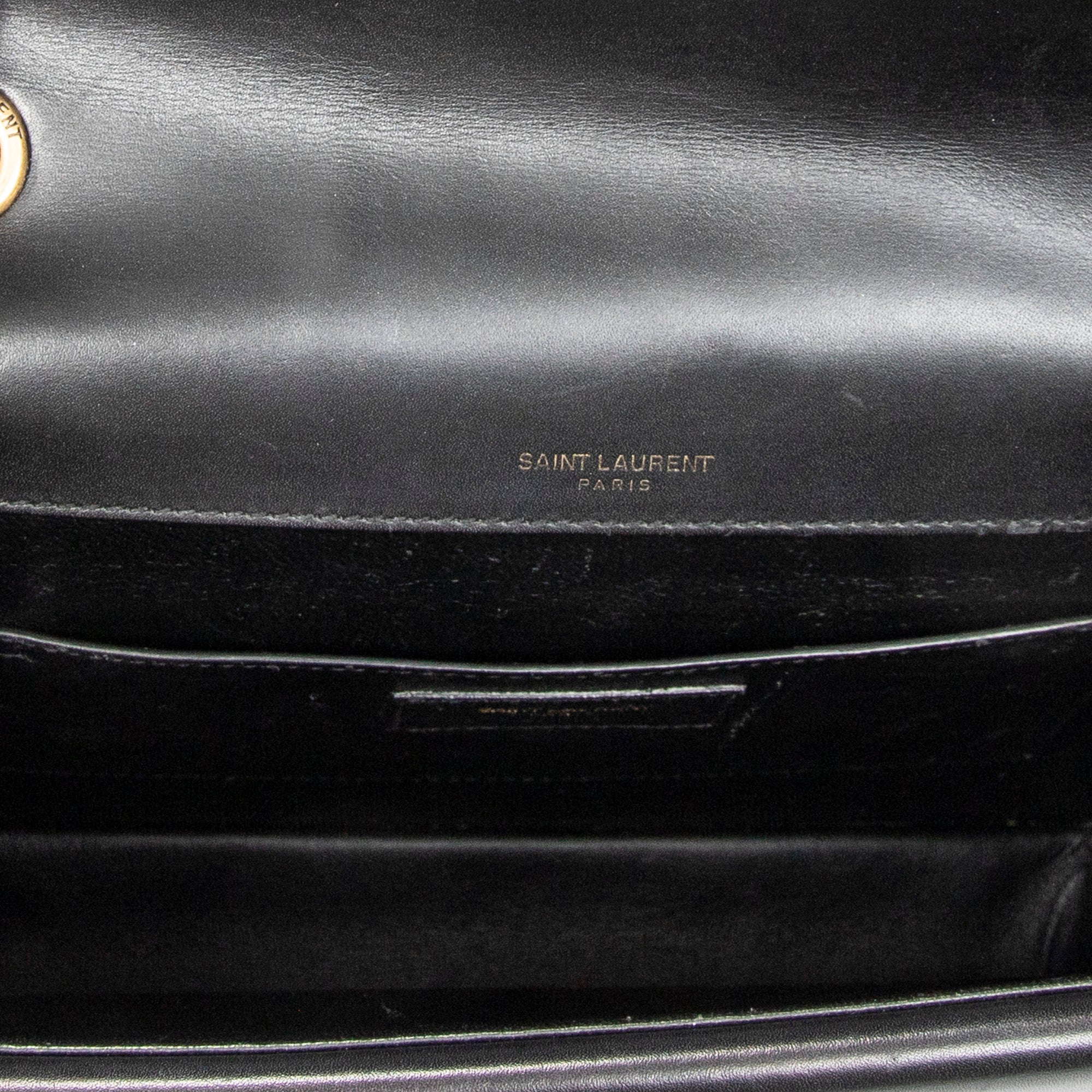 Shoulder Bag Sulpice Crossbody Black Smooth Calfskin Leather