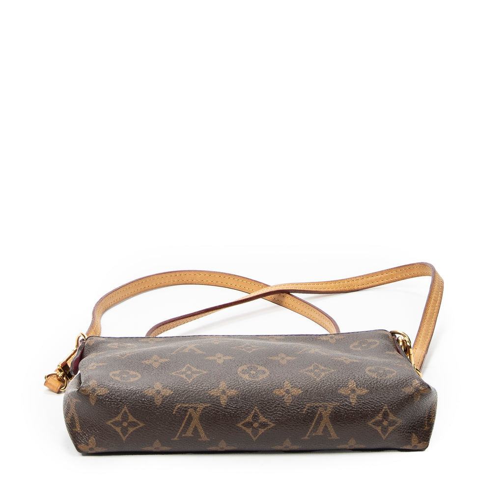 Shoulder Bag Pallas Clutch Pink Monogram Canvas