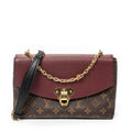 Shoulder Bag Saint Placide Burgundy Monogram Canvas