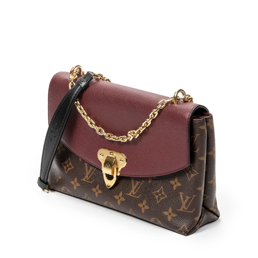 Shoulder Bag Saint Placide Burgundy Monogram Canvas