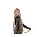 Shoulder Bag Saint Placide Burgundy Monogram Canvas