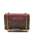 Shoulder Bag Saint Placide Burgundy Monogram Canvas