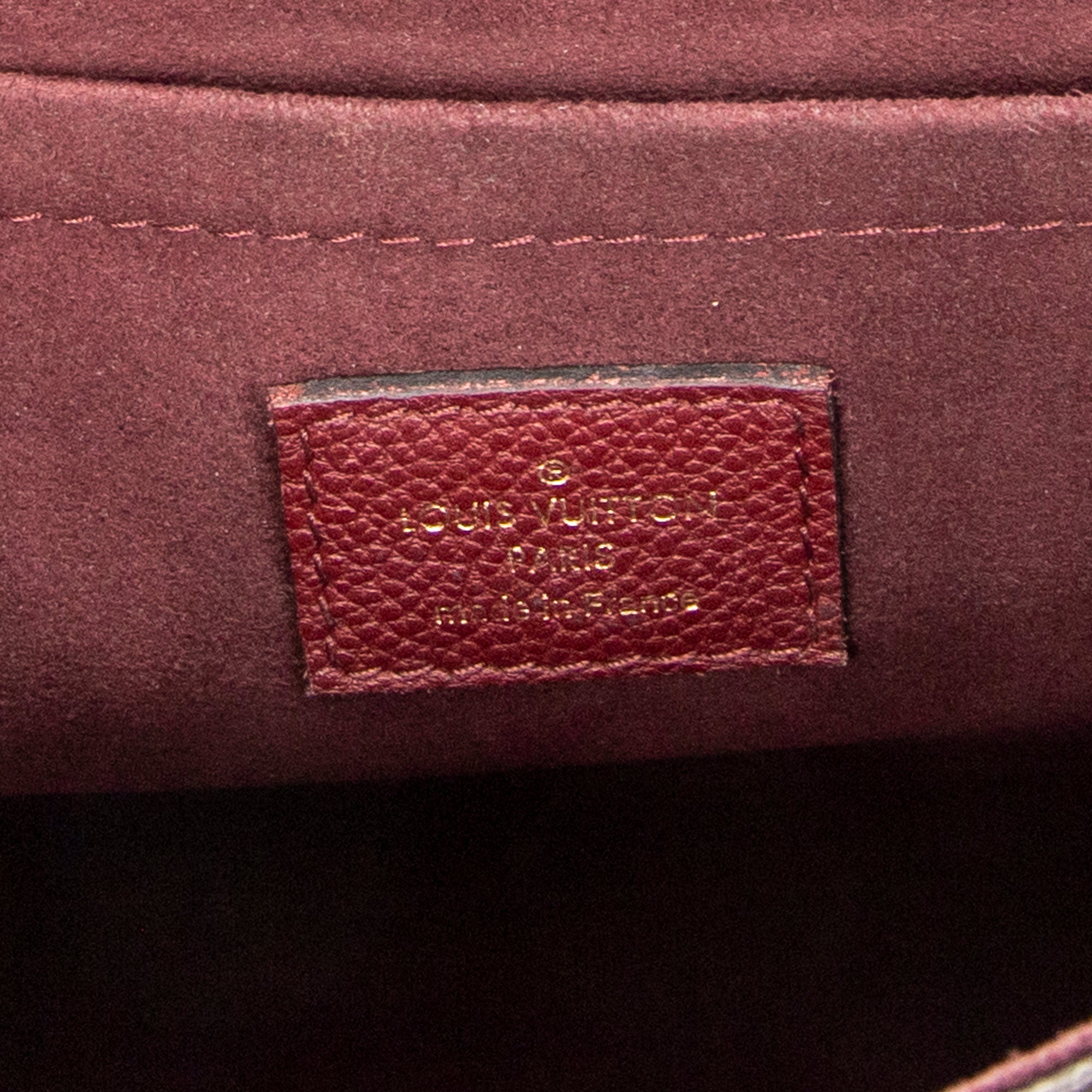 Shoulder Bag Saint Placide Burgundy Monogram Canvas