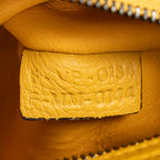 Shoulder Bag Medium Trapeze Yellow Grained Calfskin Leather