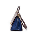 Shoulder Bag Medium Trapeze Burgundy Calfskin Leather