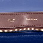 Shoulder Bag Medium Trapeze Burgundy Calfskin Leather