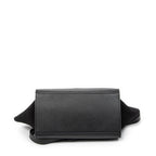 Shoulder Bag Small Trapeze Black Grained Calfskin Leather
