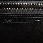 Handbag Micro Luggage Black Grained Calfskin Leather