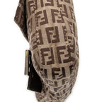 Shoulder Bag Baguette Brown Zucchino Canvas