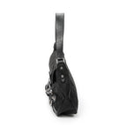 Bolso de Hombro Horsebit Chain Solapa Lona Monogram Negro
