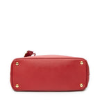 Shoulder Bag Medium Galleria Double Zip Tote Red Saffiano Leather