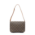 Shoulder Bag Musette Tango Brown Monogram Canvas