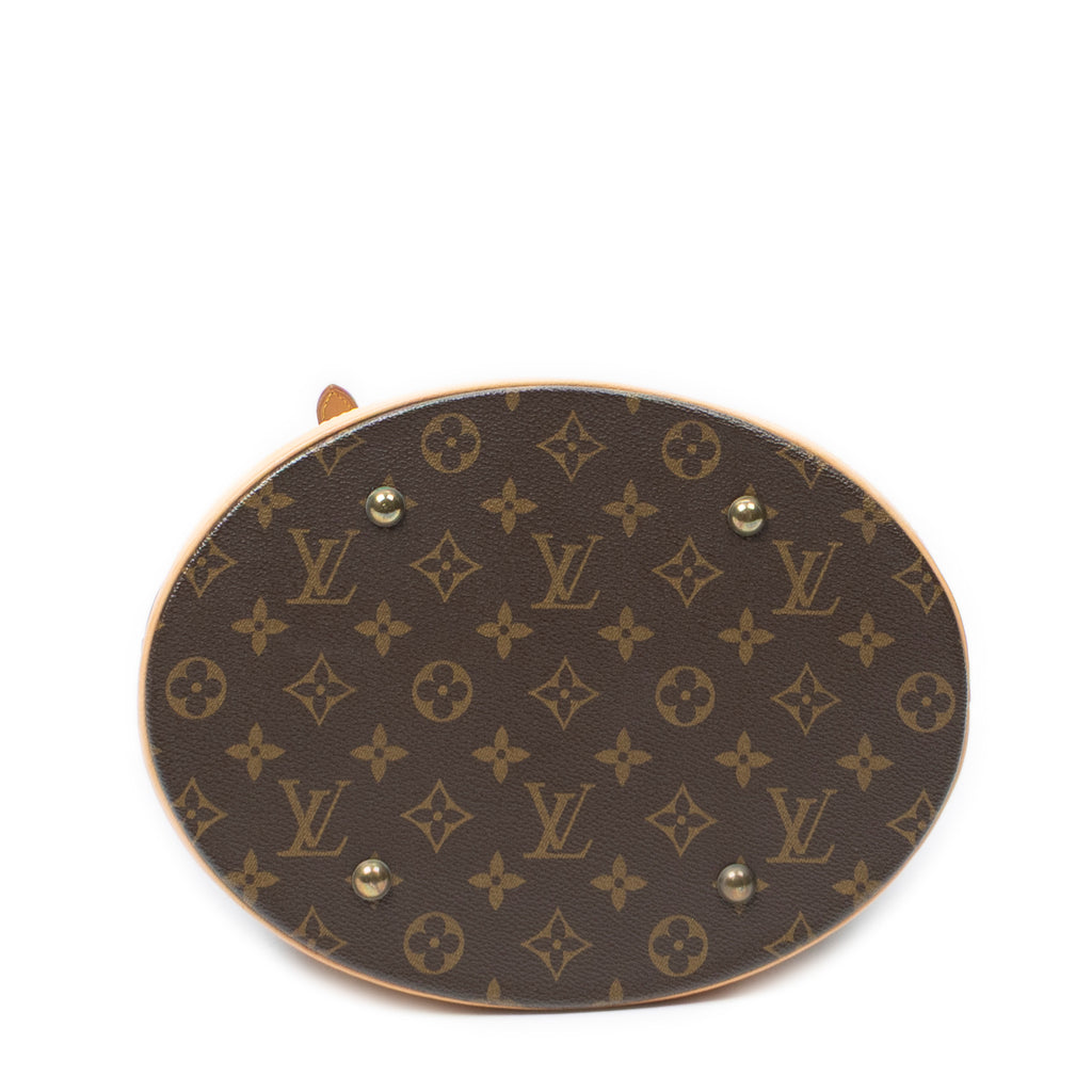 Shoulder Bag Bucket GM Brown Monogram Canvas