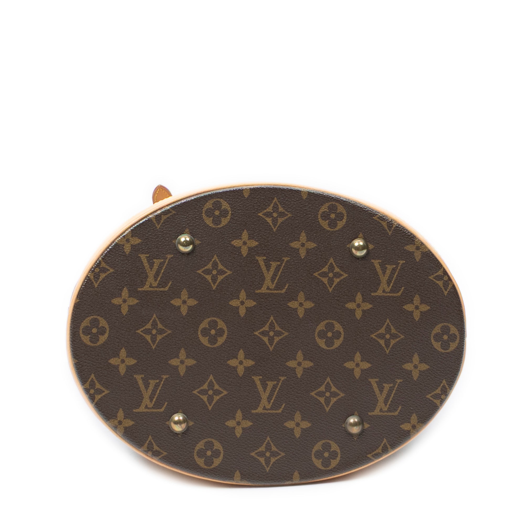 Shoulder Bag Bucket GM Brown Monogram Canvas