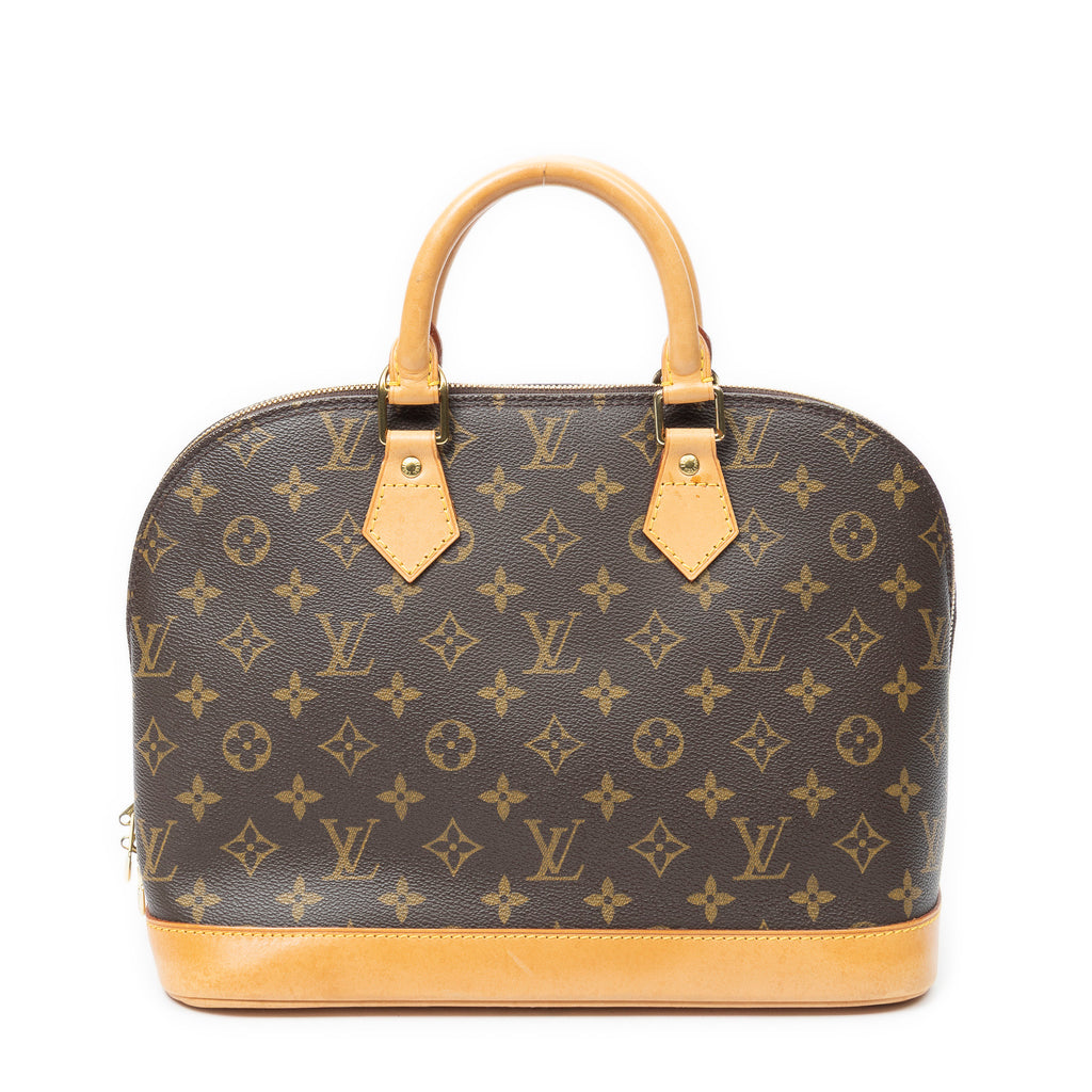 Handbag Alma PM Brown Monogram Canvas