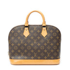 Handbag Alma PM Brown Monogram Canvas