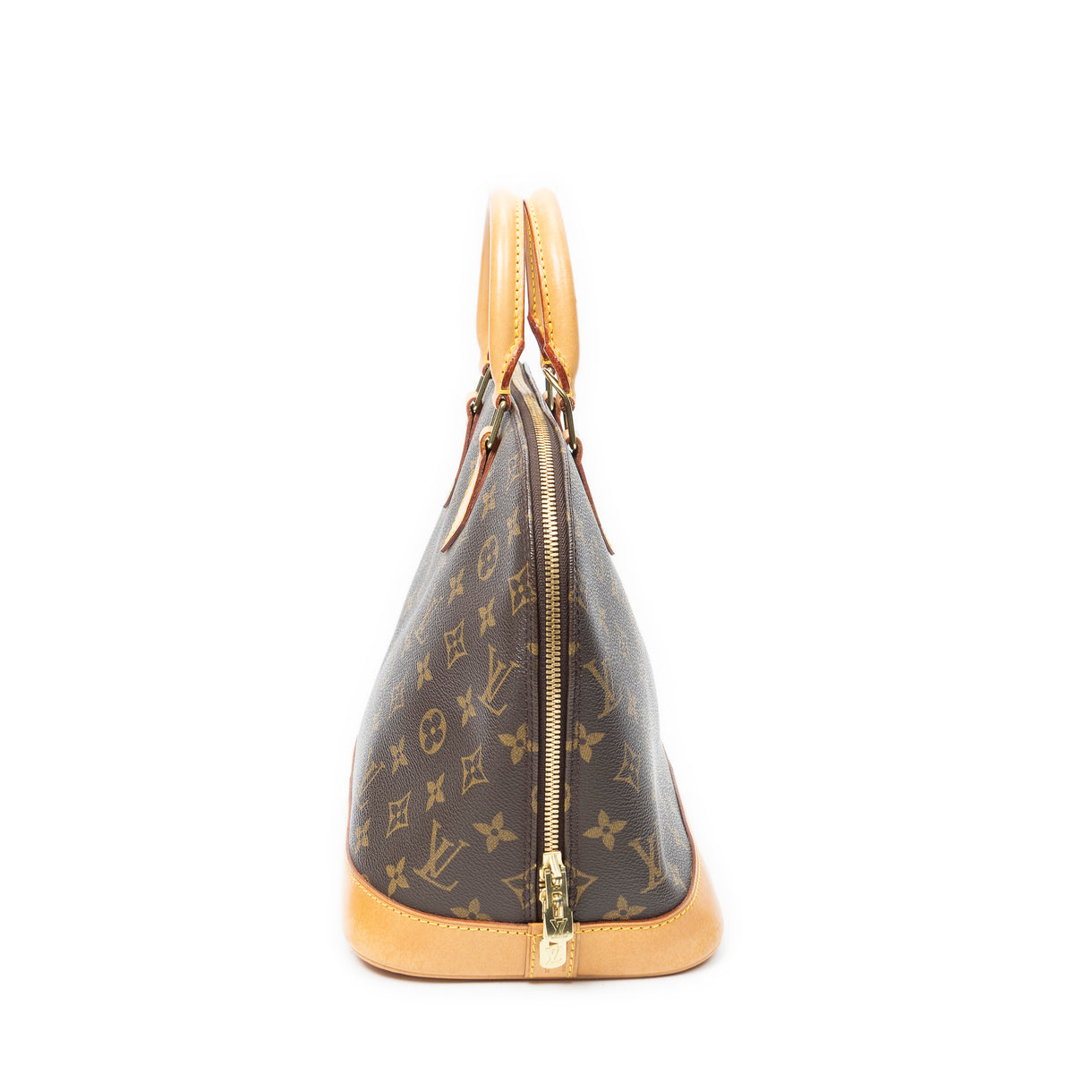 Handbag Alma PM Brown Monogram Canvas