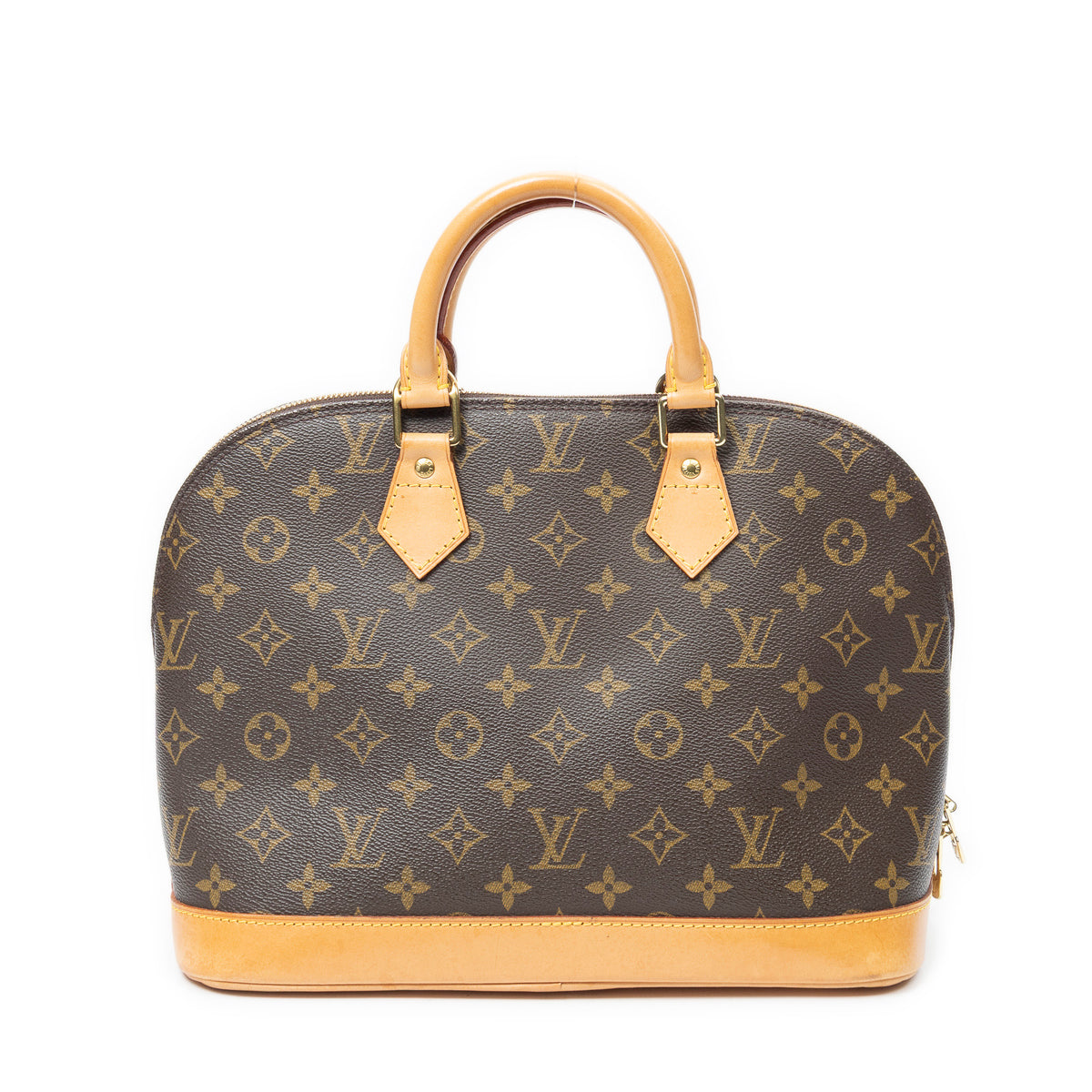Handbag Alma PM Brown Monogram Canvas
