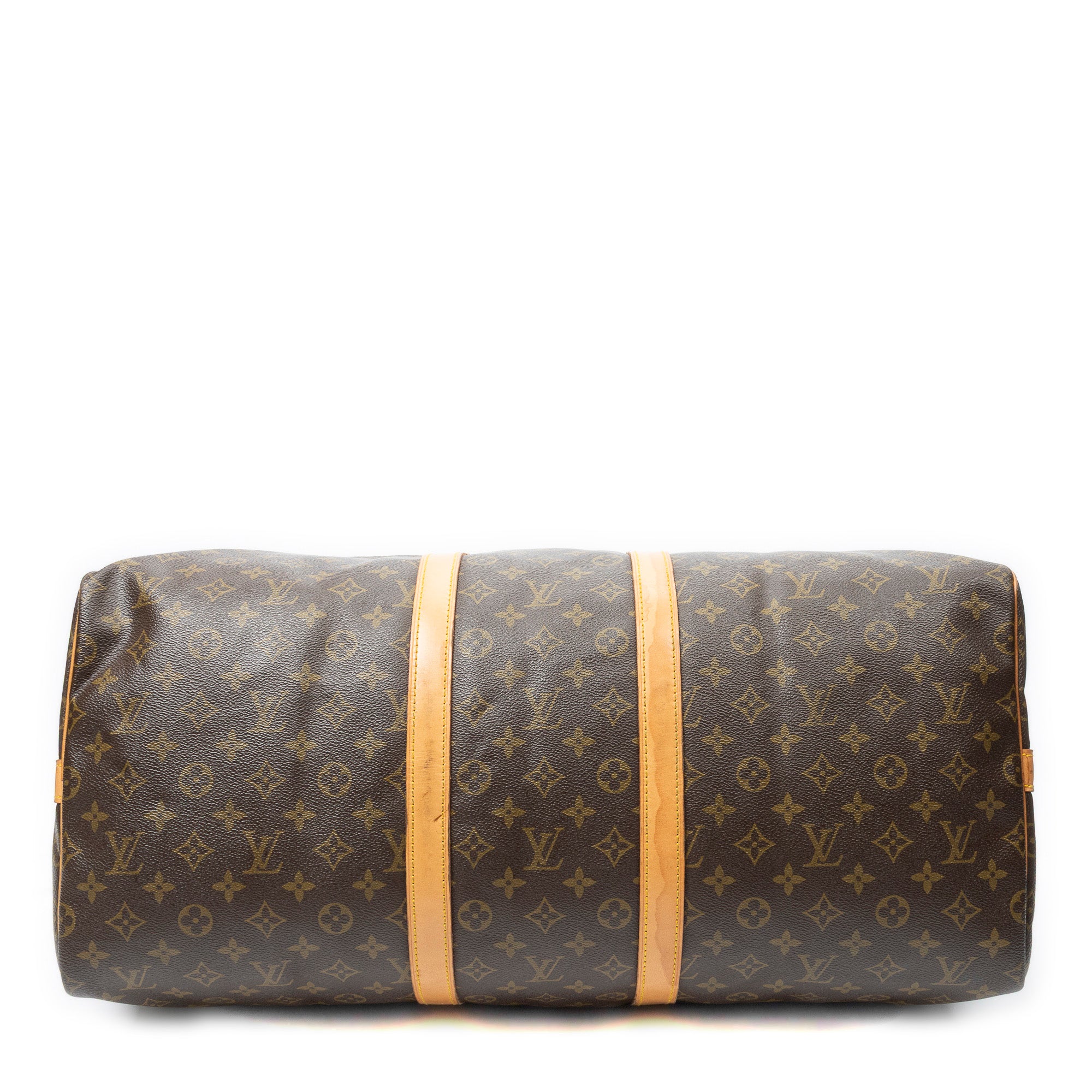 Travel Bag Keepall Bandouliere 55 Brown Monogram Canvas