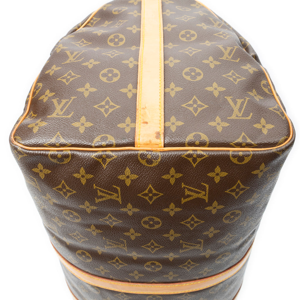 Travel Bag Keepall Bandouliere 55 Brown Monogram Canvas