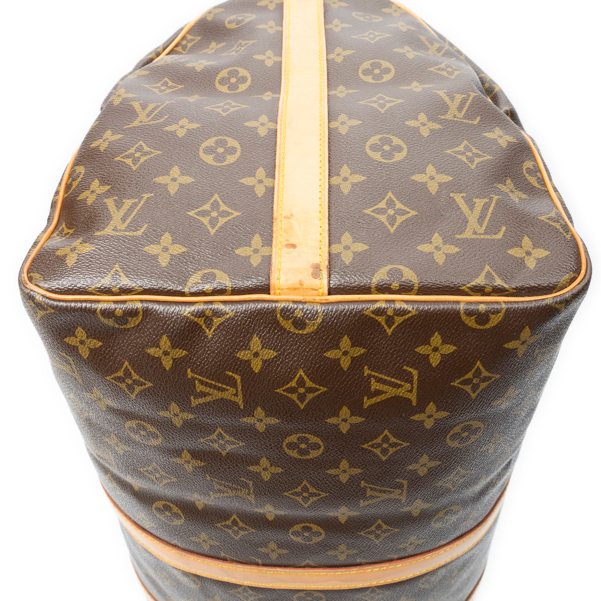 Travel Bag Keepall Bandouliere 55 Brown Monogram Canvas