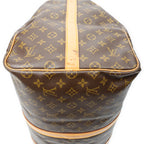 Travel Bag Keepall Bandouliere 55 Brown Monogram Canvas
