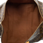 Travel Bag Keepall Bandouliere 55 Brown Monogram Canvas