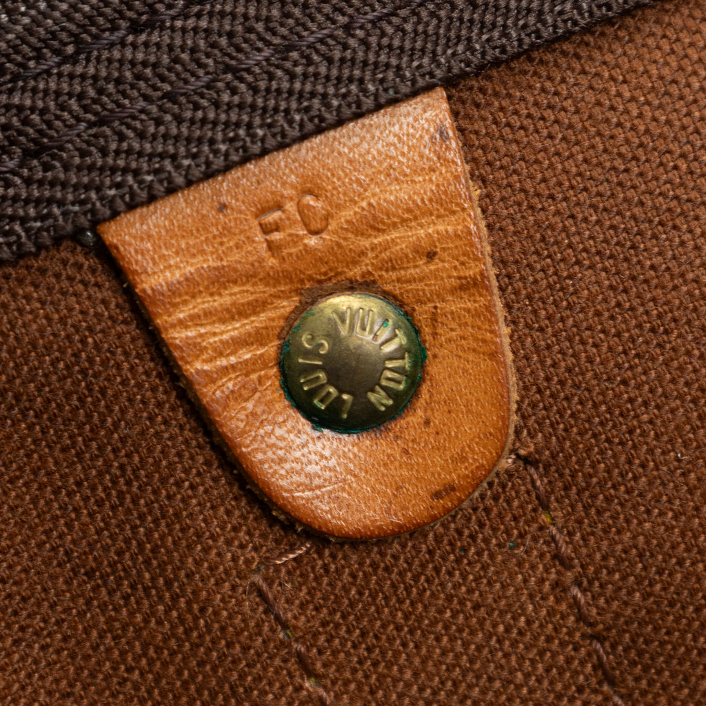 Travel Bag Keepall Bandouliere 55 Brown Monogram Canvas