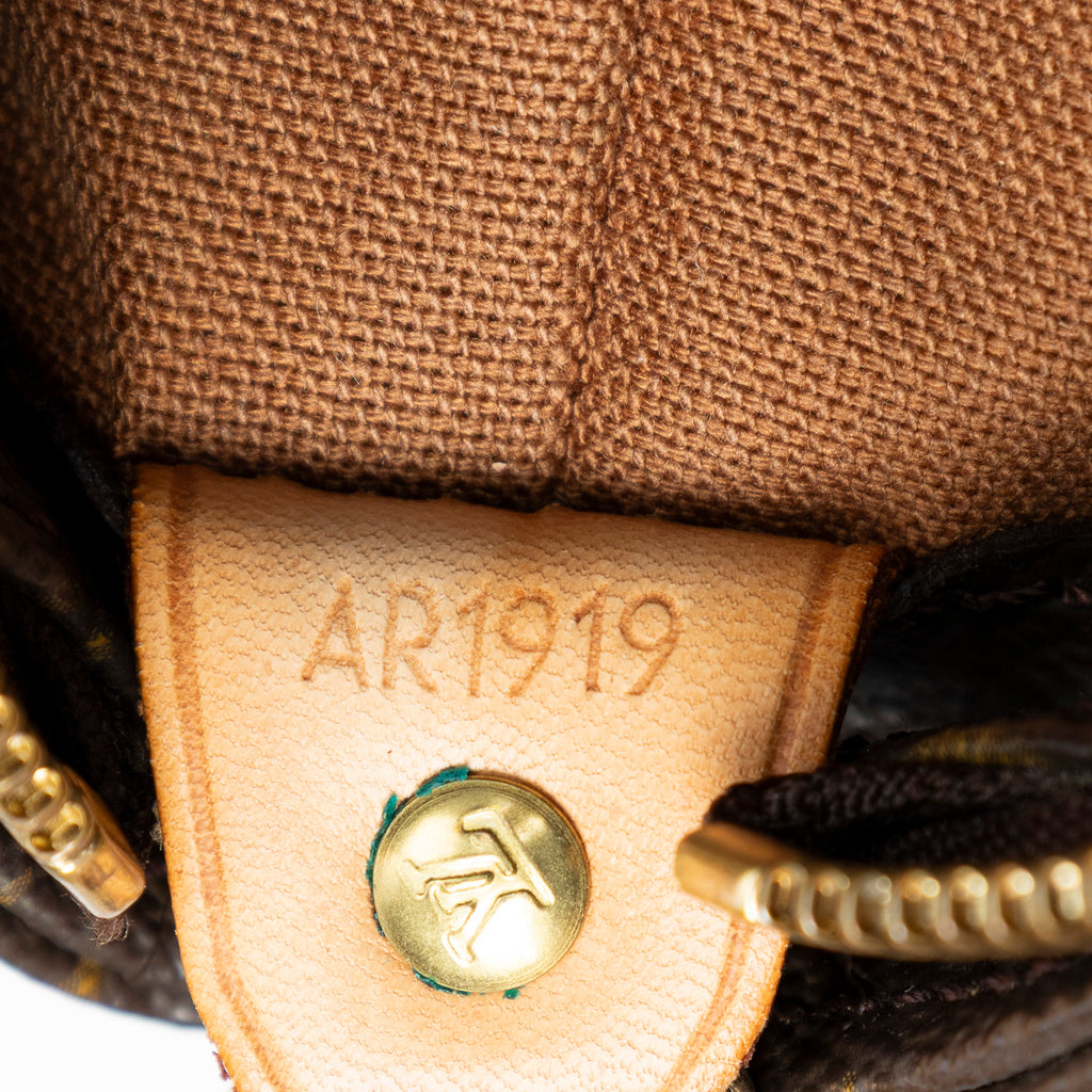 Sac cabas Mezzo en toile Monogram marron