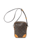 Sac bandoulière Amazone PM en toile Monogram marron