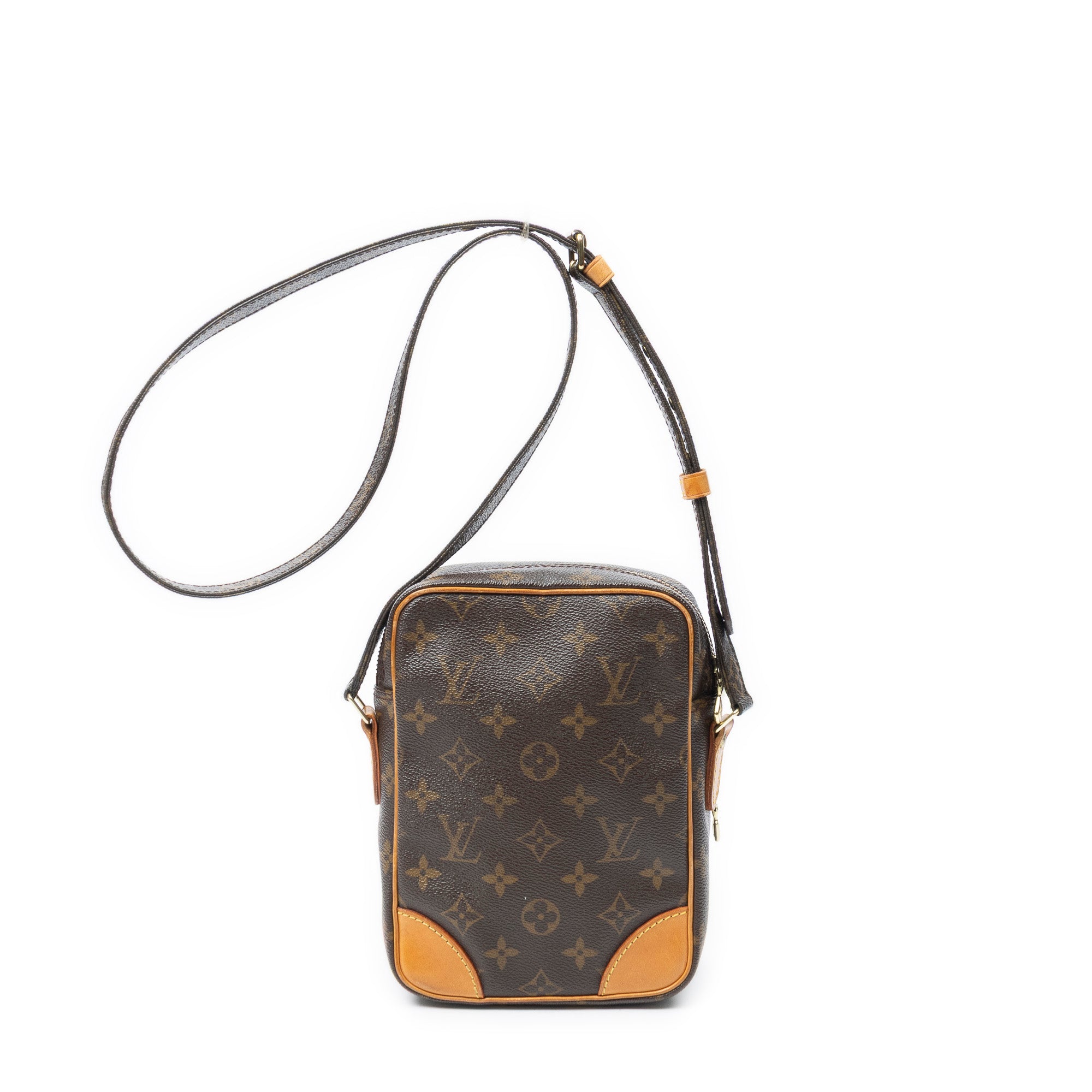 Sac bandoulière Amazone PM en toile Monogram marron