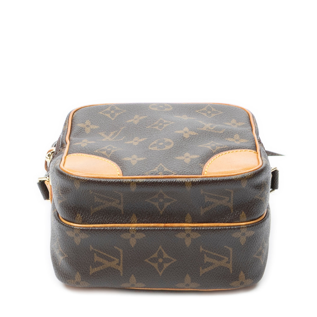 Sac bandoulière Amazone PM en toile Monogram marron