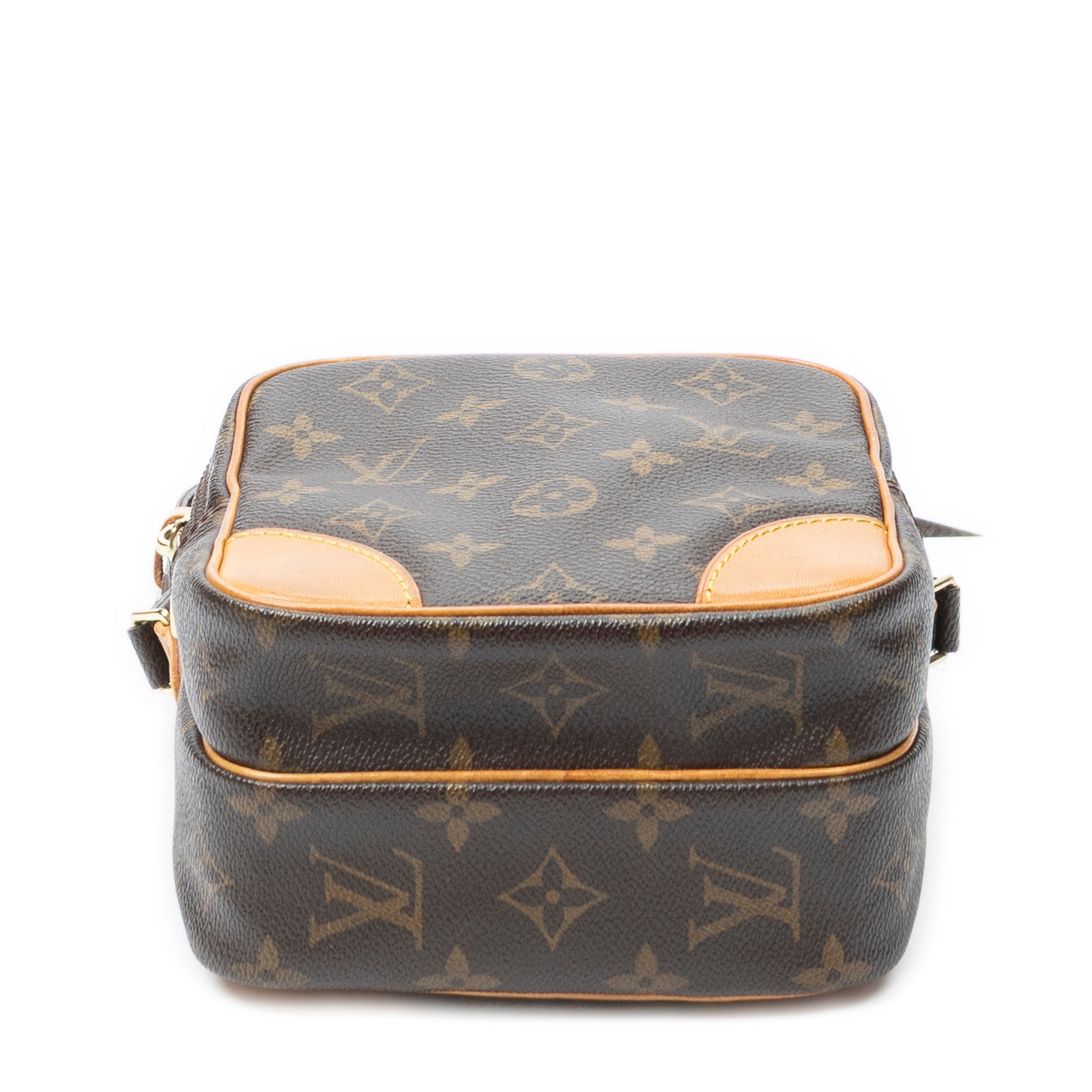 Sac bandoulière Amazone PM en toile Monogram marron