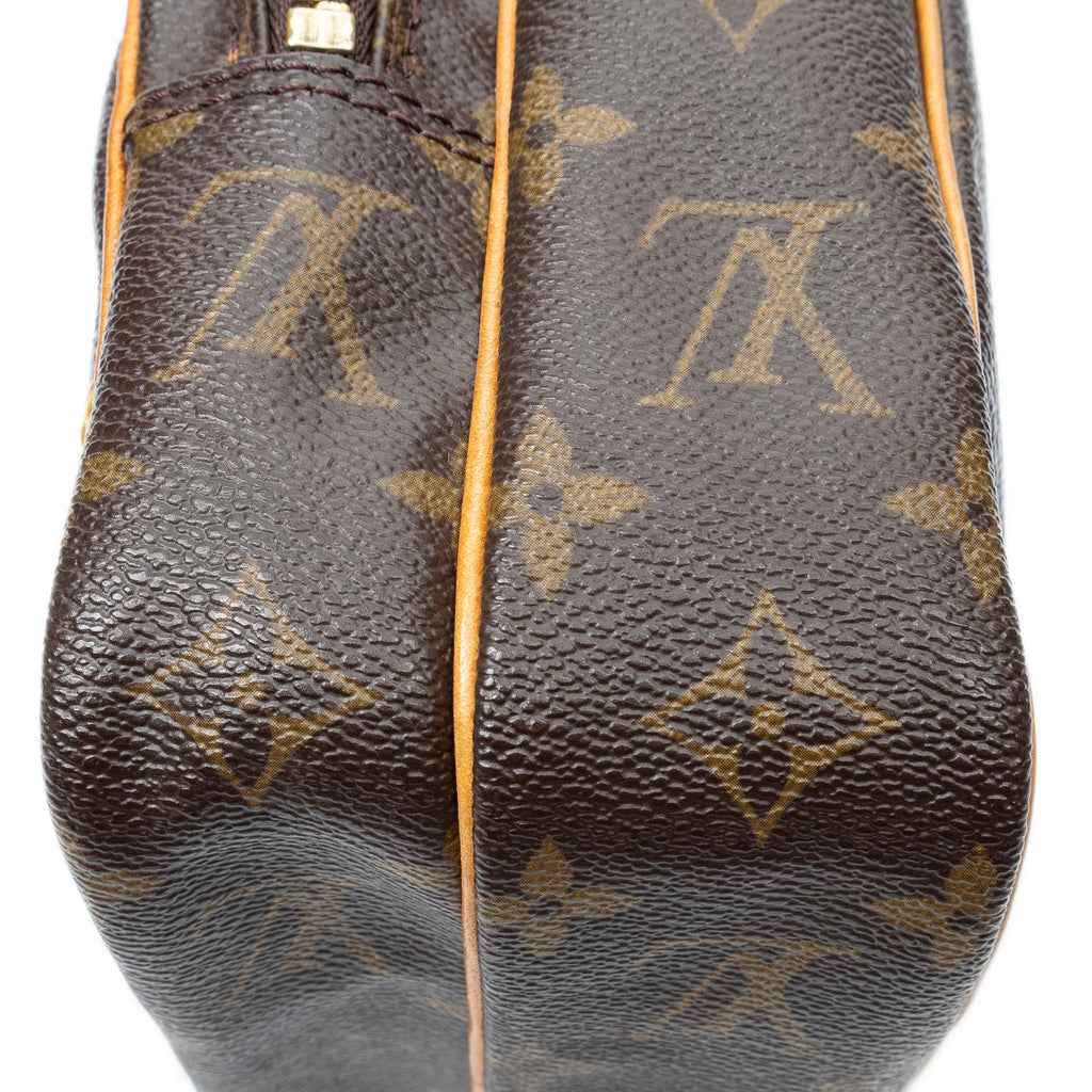 Sac bandoulière Amazone PM en toile Monogram marron