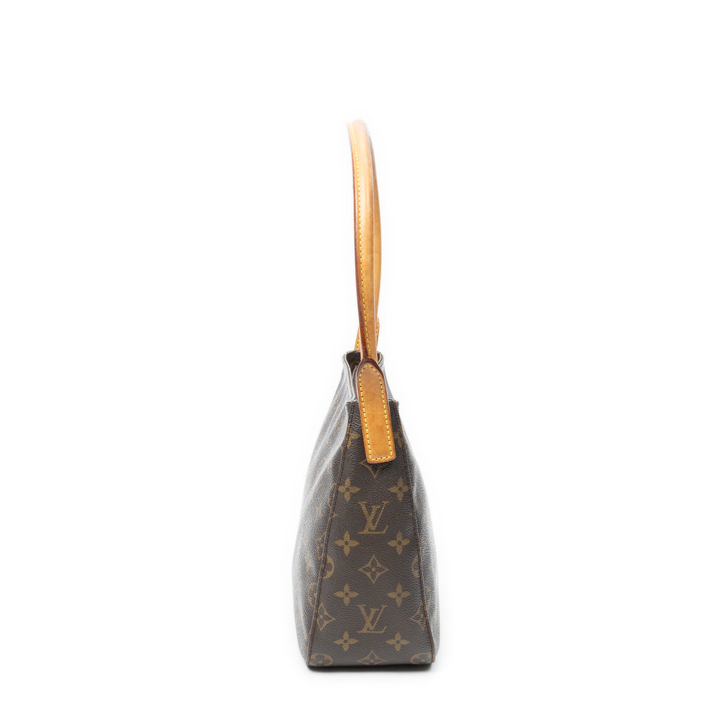 Shoulder Bag Looping MM Brown Monogram Canvas