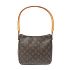 Shoulder Bag Looping MM Brown Monogram Canvas