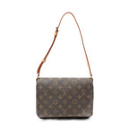 Shoulder Bag Musette Tango Brown Monogram Canvas