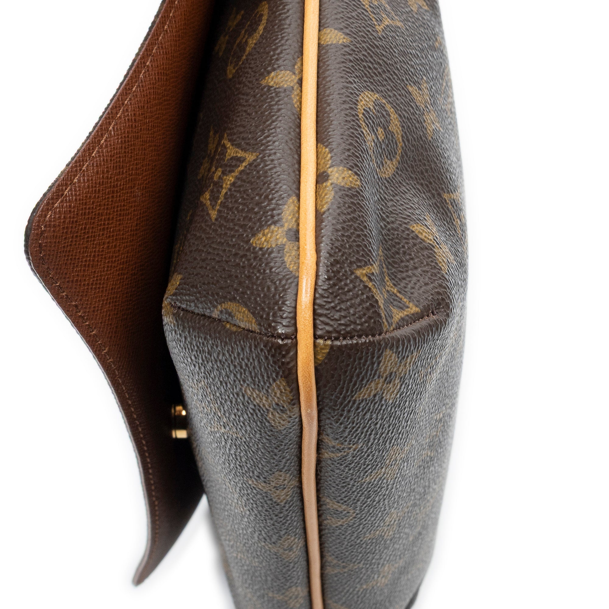 Shoulder Bag Musette Tango Brown Monogram Canvas