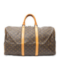 Travel Bag Keepall 50 Brown Monogram Canvas