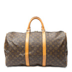 Travel Bag Keepall 50 Brown Monogram Canvas