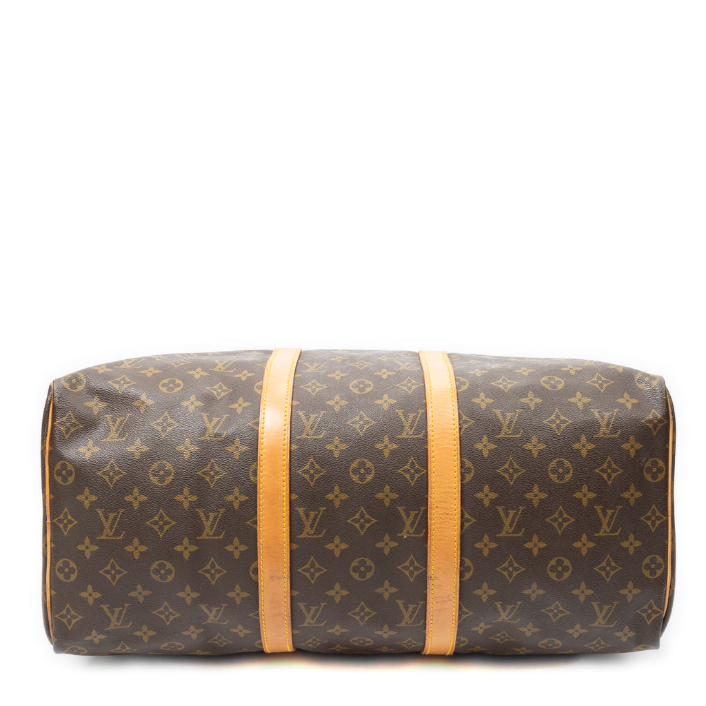 Travel Bag Keepall 50 Brown Monogram Canvas