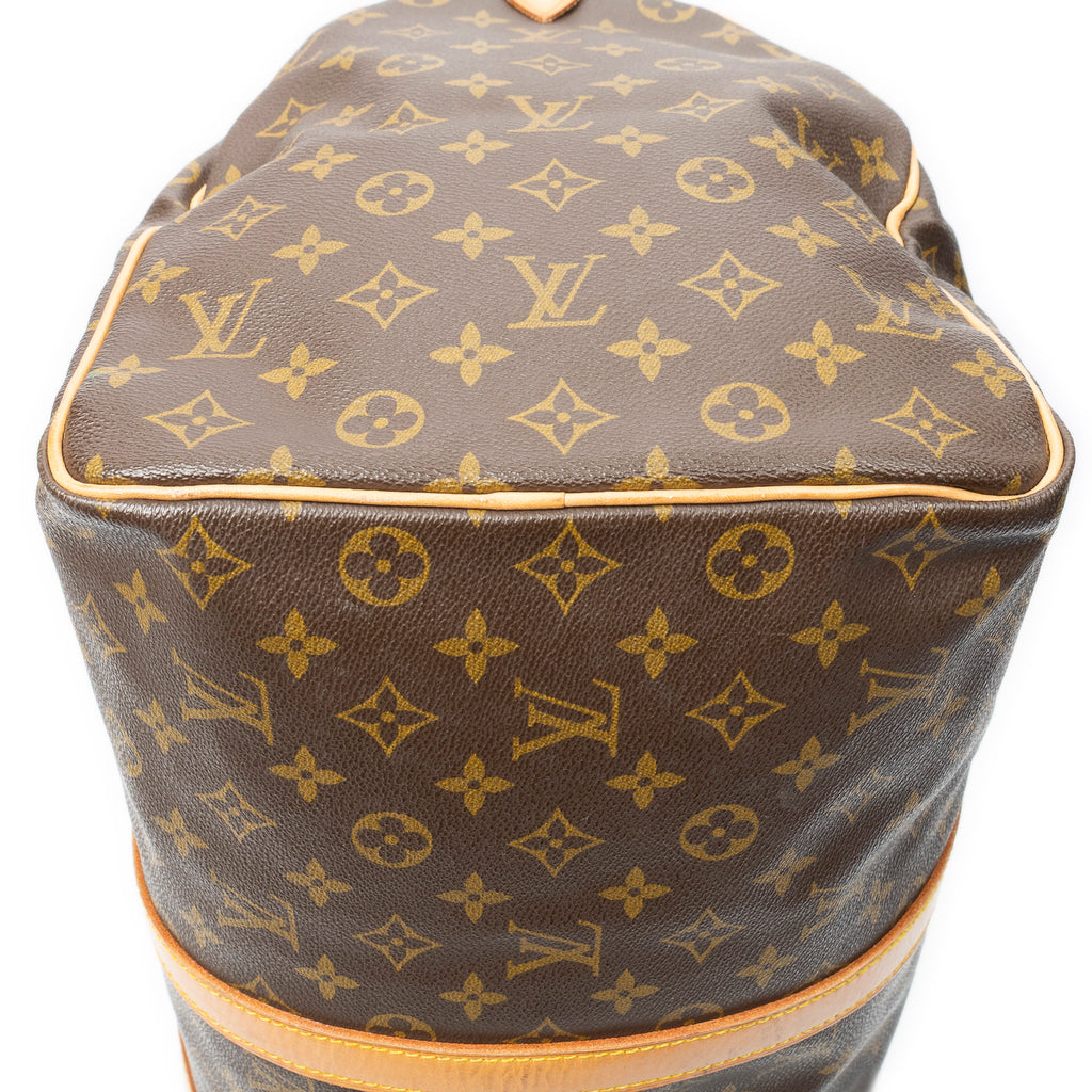 Travel Bag Keepall 50 Brown Monogram Canvas