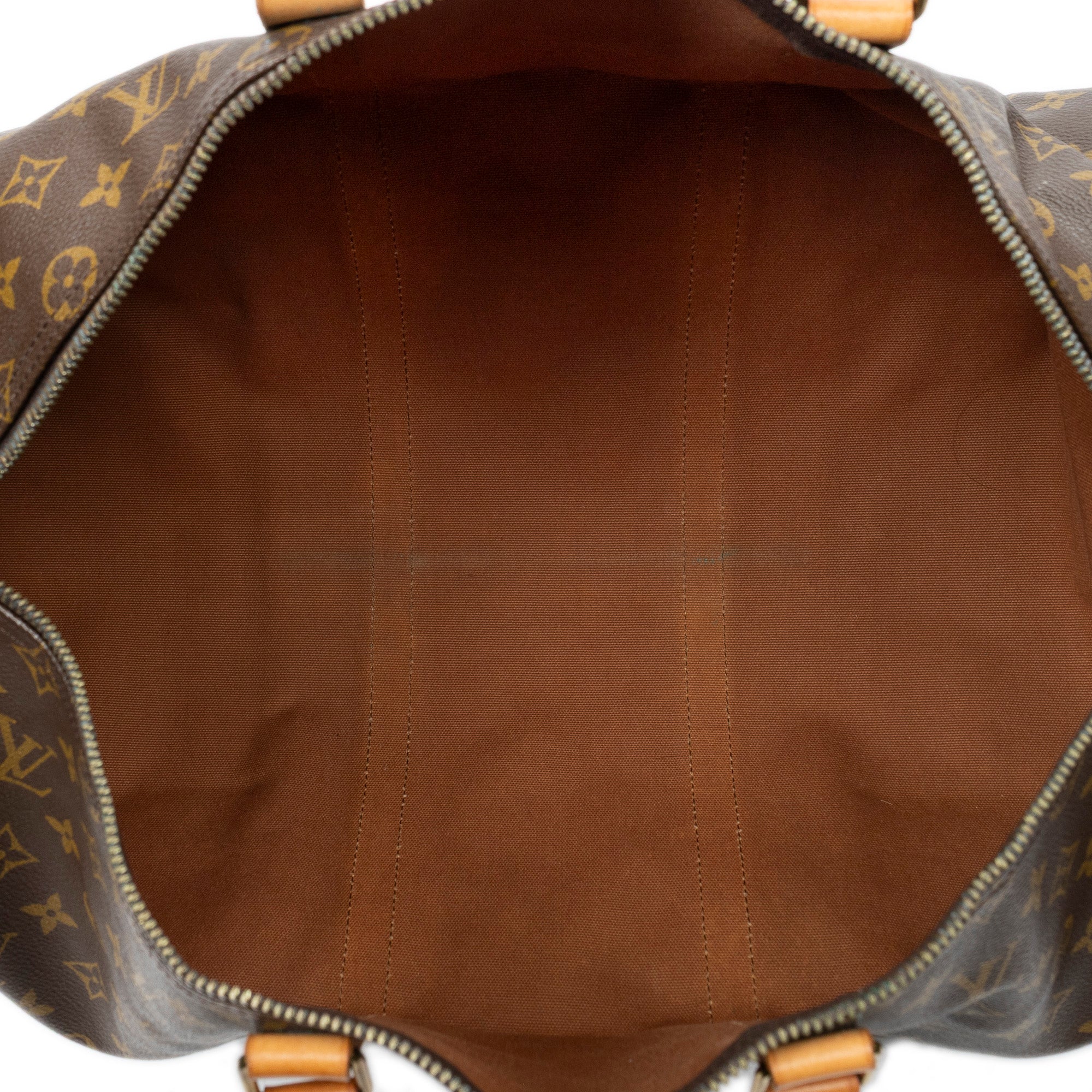 Travel Bag Keepall 50 Brown Monogram Canvas