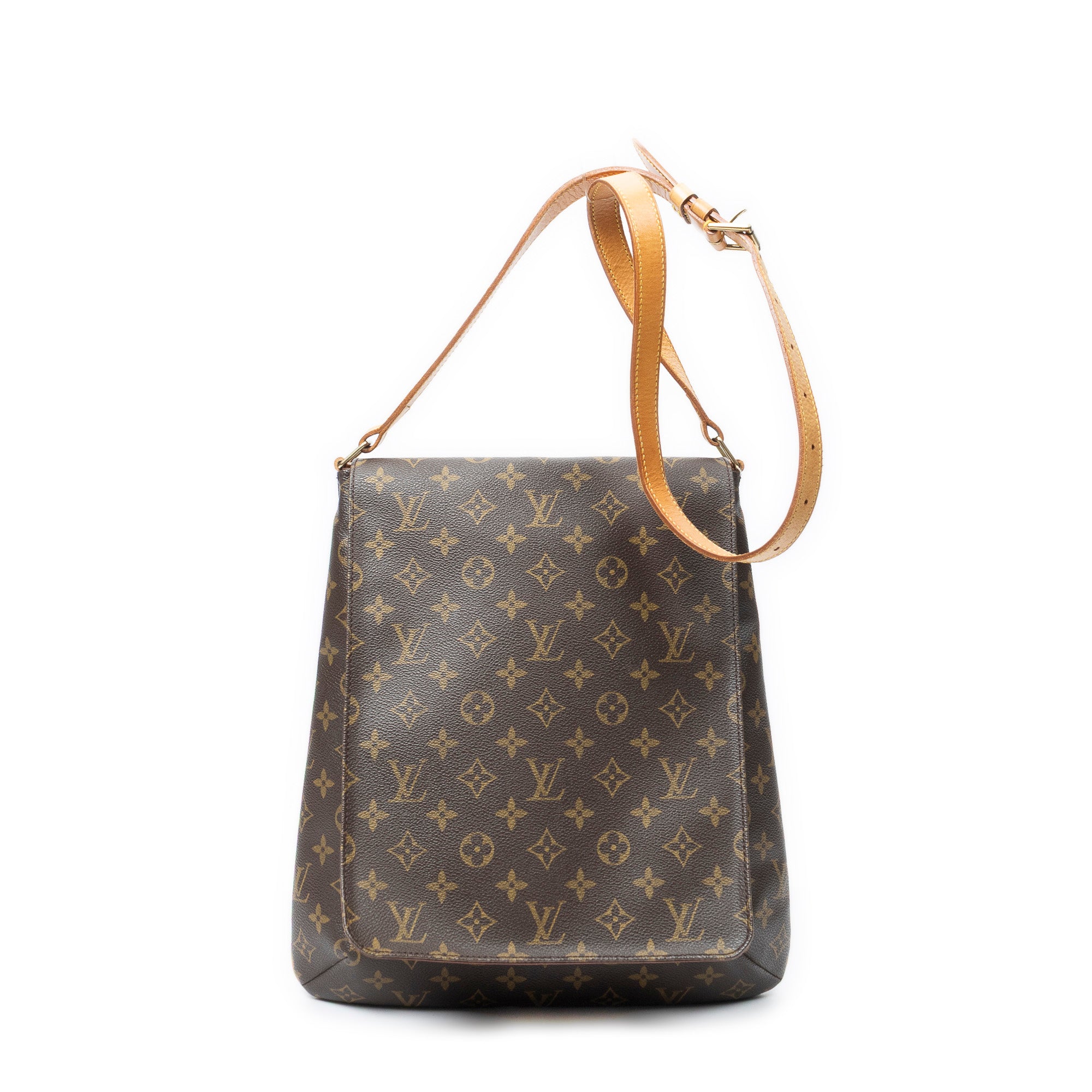 Shoulder Bag Musette Brown Monogram Canvas