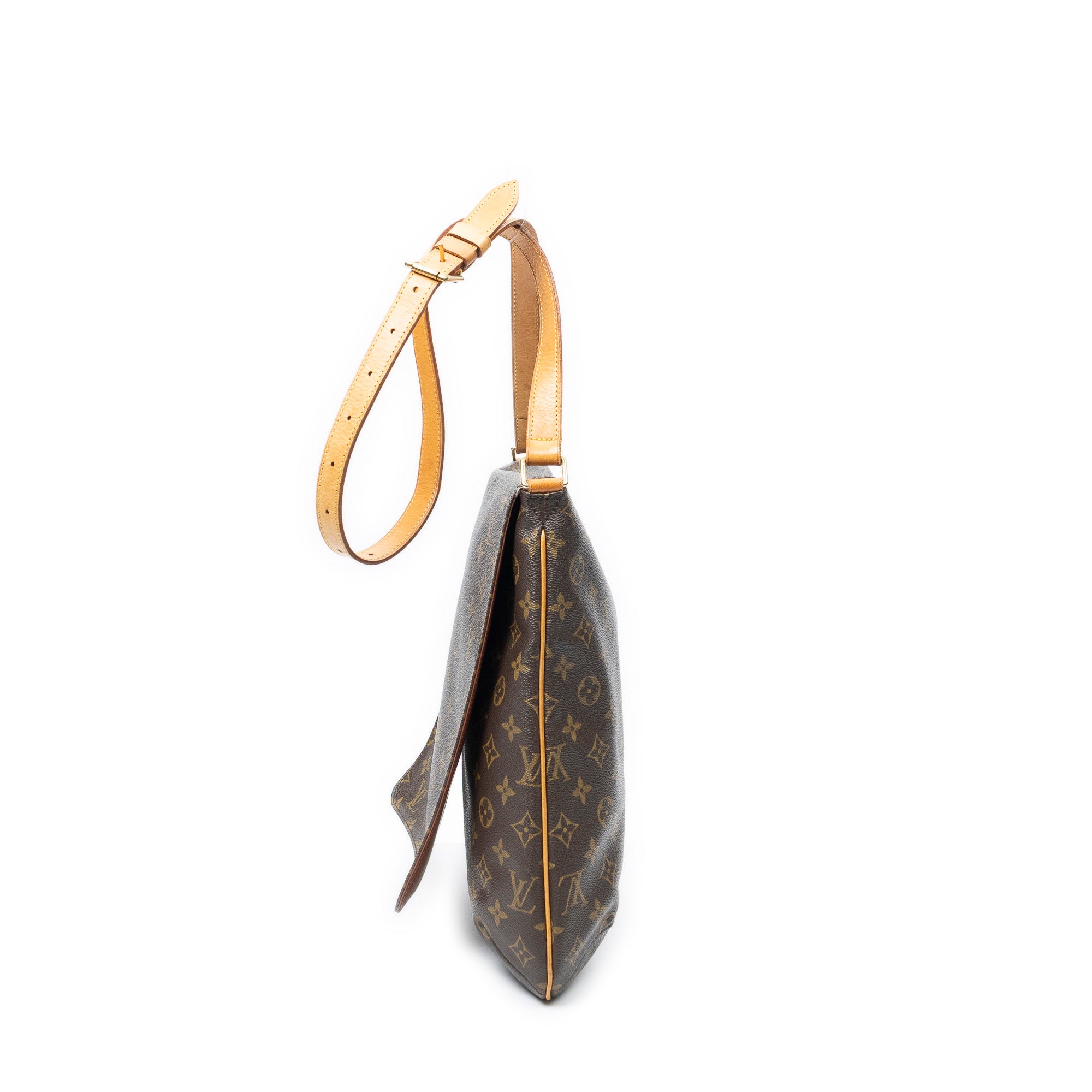 Shoulder Bag Musette Brown Monogram Canvas