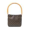 Shoulder Bag Looping MM Brown Monogram Canvas